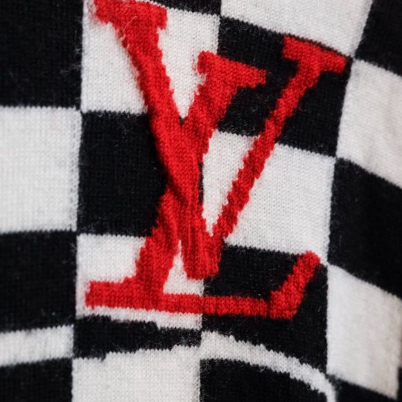 Louis Vuitton Distorted Damier Intarsia Turtleneck - Picture 7 of 11